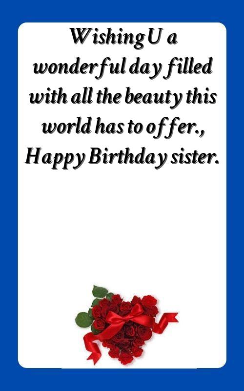 happy birthday funny wishes for sister